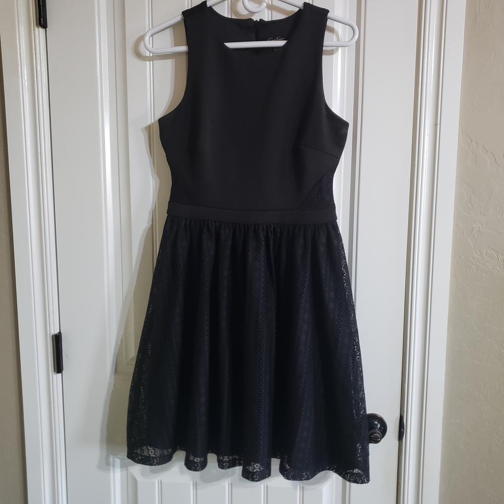 Jessica Simpson Black Sleeveless Dress